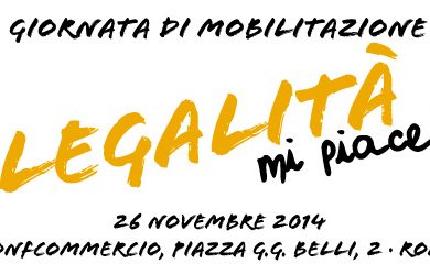 LEGALITA’ MI PIACE: IL 26 NOVEMBRE CONFCOMMERCIO SI “MOBILITA”