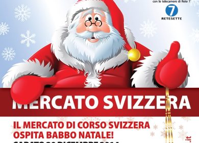 TORINO: SABATO 20 E MERCOLEDI 24 DICEMBRE 2014: «NATALE AL MERCATO DI CORSO SVIZZERA!».